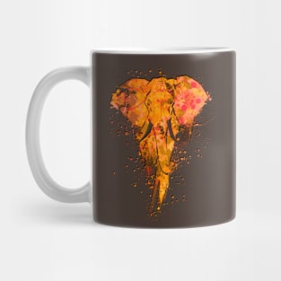 Splatter Paint Elephant Mug